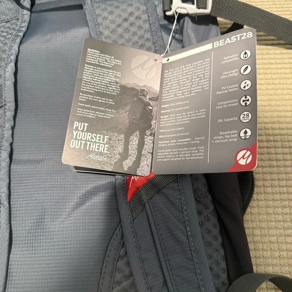 Matador Beast28 Ultralight Technical Backpack NWT